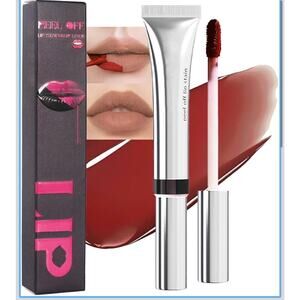 evpct Brown Lip Stains Peel off, Peel off Lip Liner Tattoo Lip Stain #145 Brown